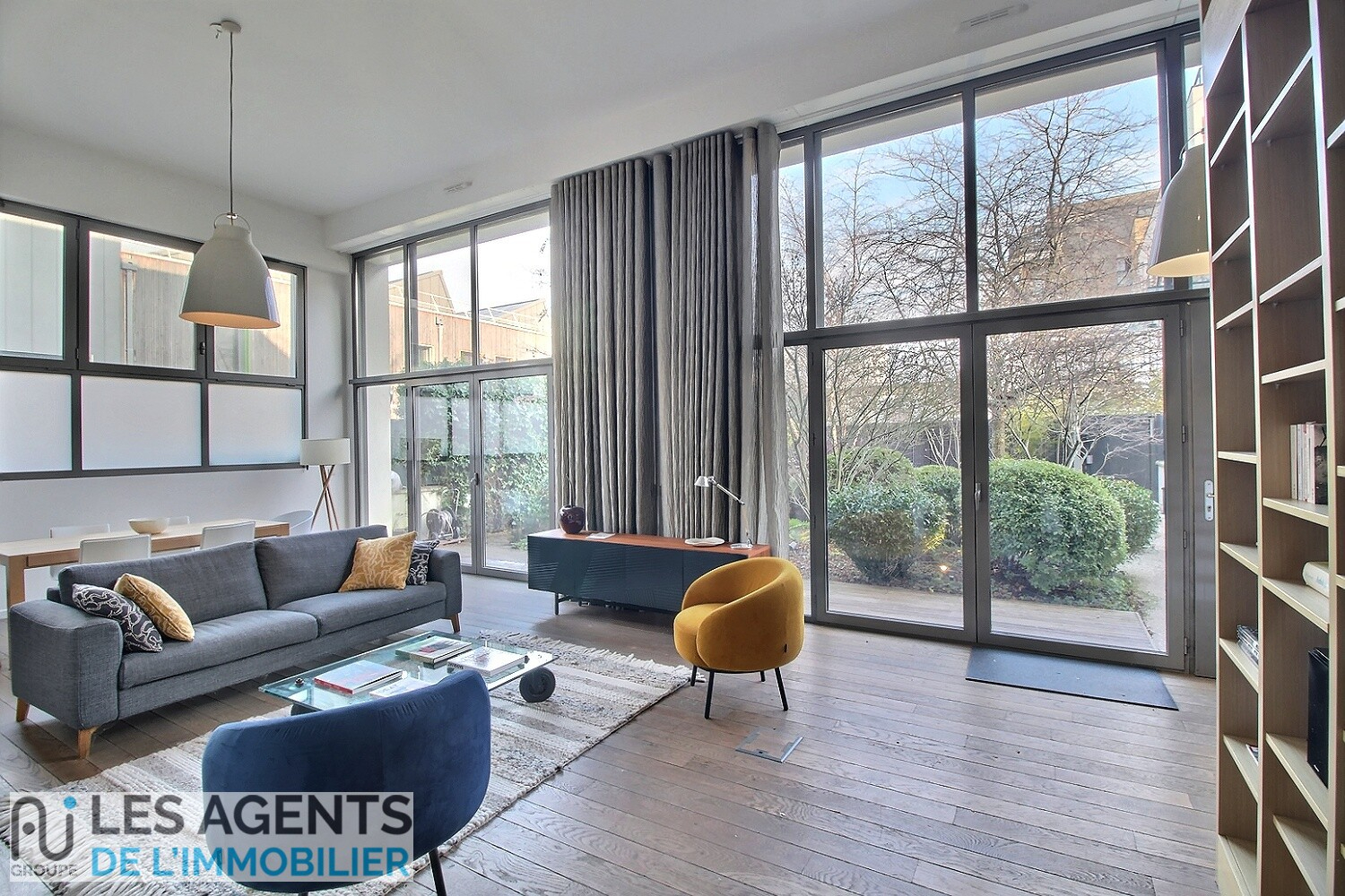 VENTE : LOFT TRIPLEX T8 163m2 à NANTERRE avec jardin et terrasse - 1