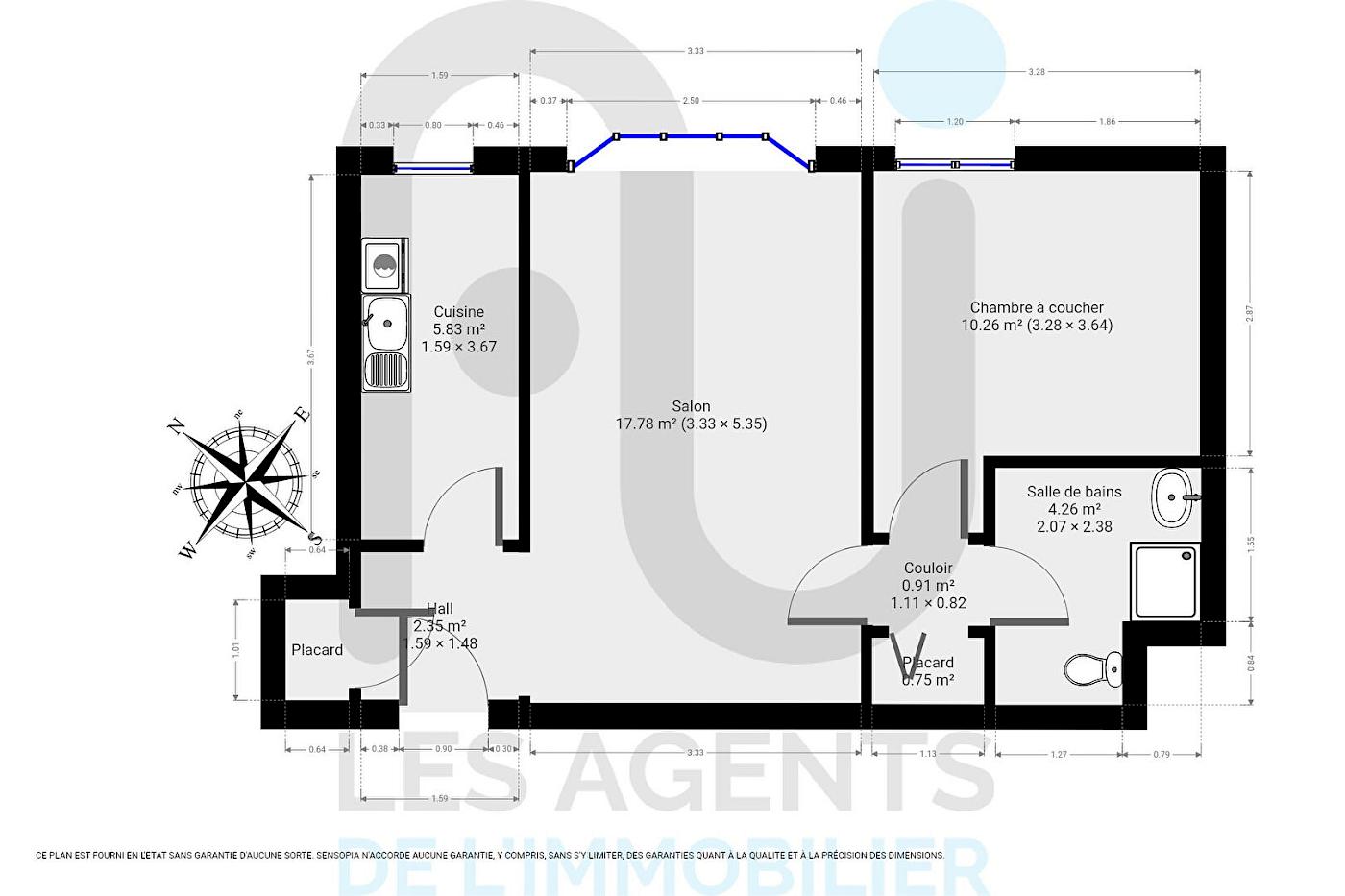 Vente d'un appartement F2 à PUTEAUX