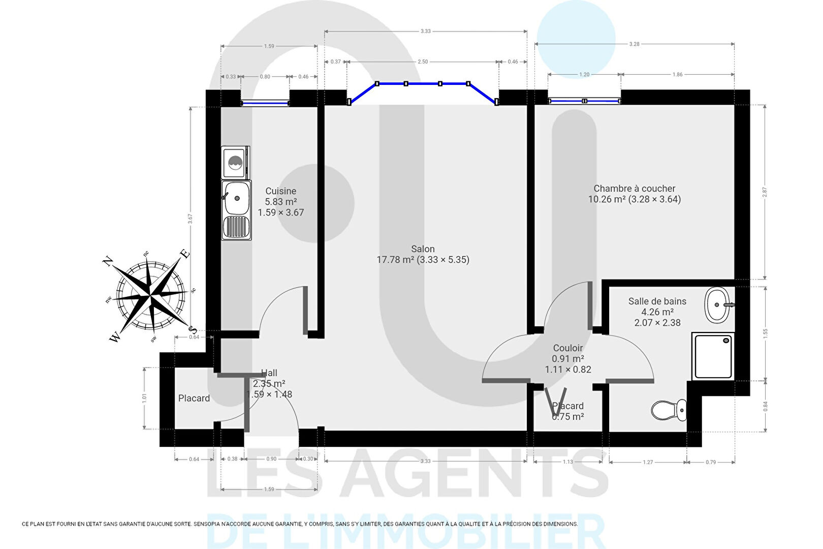 Vente d'un appartement F2 à PUTEAUX - 1