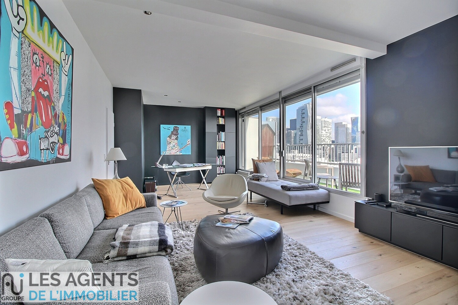 VENTE : appartement F5 (160 m² Carrez) à PUTEAUX