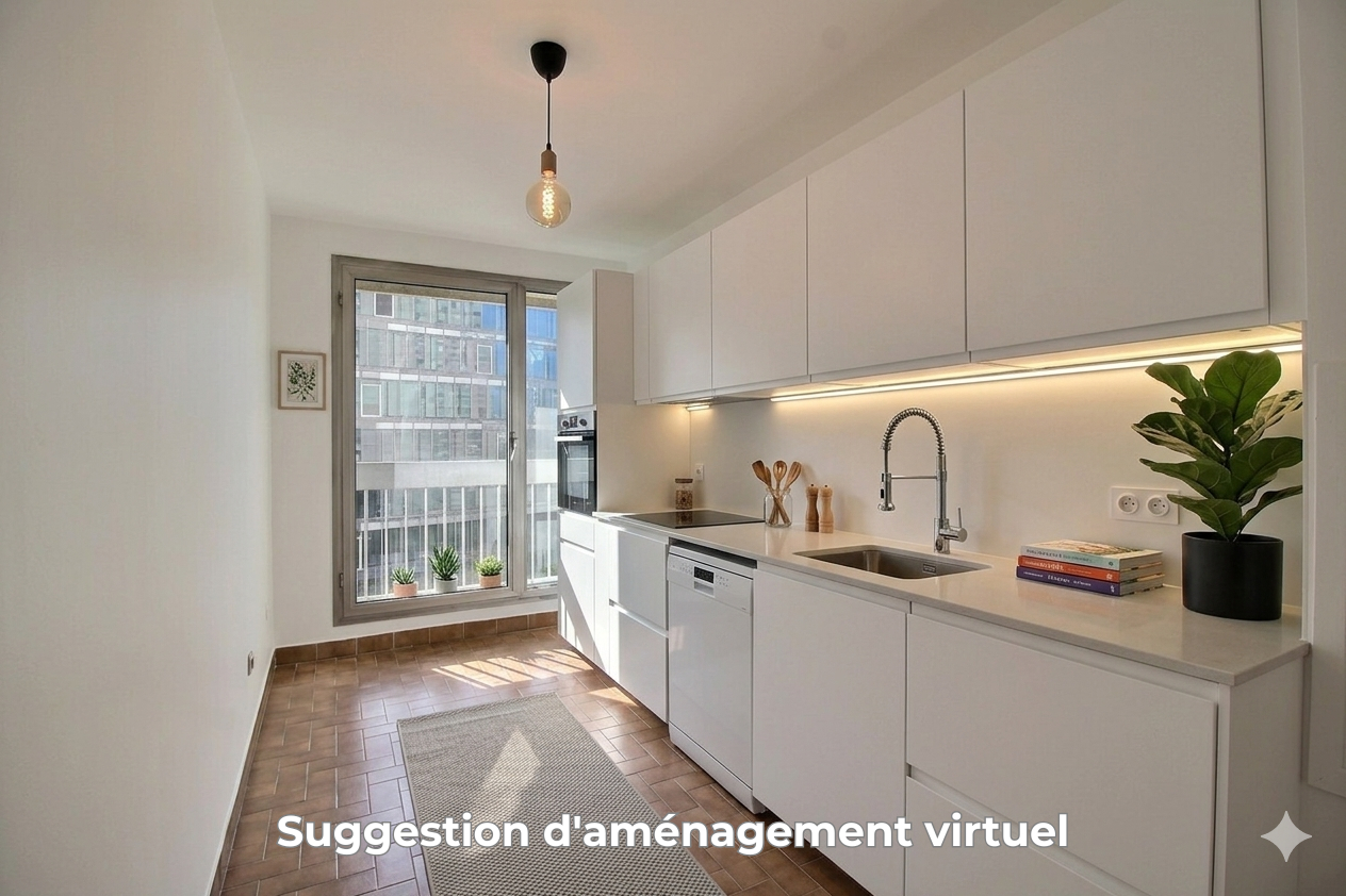 Appartement Puteaux 2 pièce(s) 56 m2 parking cave